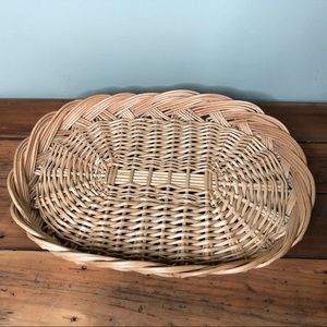 Extra large Wicker Tray large woven centerpiece